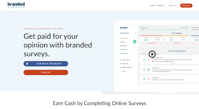 Get Paid for Sharing your Opinions with Branded Surveys